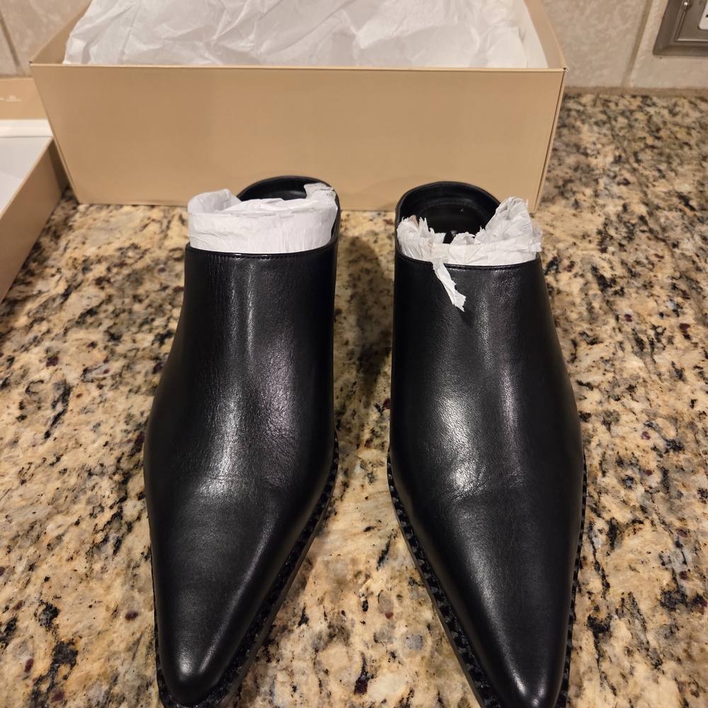 Michael Kors Black Leather Loafers